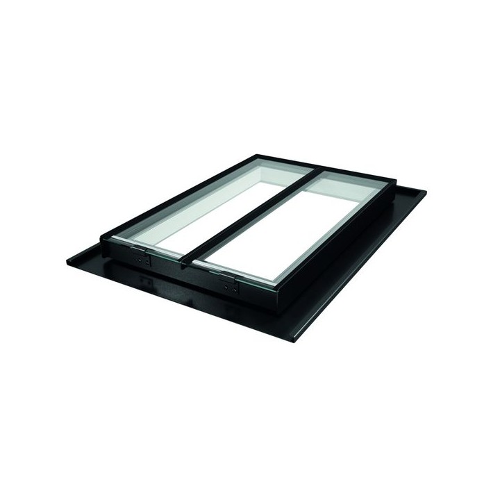 The Rooflight Co. CR09 Conservation Rooflight 517mm x 828mm Steel 1 Glazing Bar