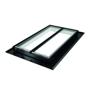 The Rooflight Co. CR10 Conservation Rooflight 517 x 980mm Steel 1 Glazing Bar
