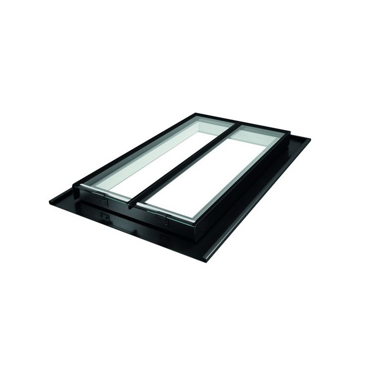 The Rooflight Co. CR10 Conservation Rooflight 517 x 980mm Steel 1 Glazing Bar