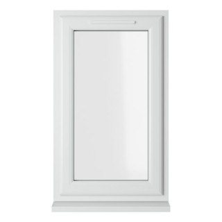 Crystal Triple Glazed uPVC Window White Left Hung 610mm x 1040mm Clear