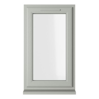 Crystal Double Glazed uPVC Window Agate/White Top Opener 1040mm x 610mm Clear