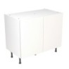 Flatpack Base Unit Super Gloss White Slab 1000mm - FKKF0008