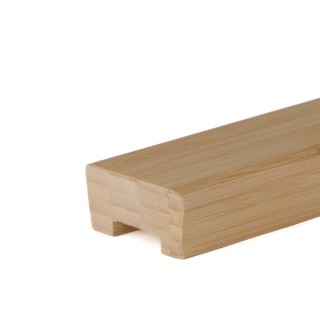 Flair Stairs Bamboo Pear Baserail 41mm Groove 2.4m Light