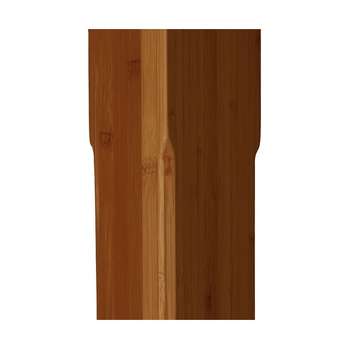 Flair Stairs Bamboo Stop Chamfered Half Newel Post - 90 x 45 x 1.5m Dark