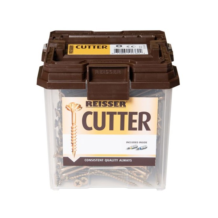 Reisser 4.0 x 35mm Countersunk Pozi Cutter Yellow Wood Screws Qty 1400