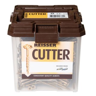 Reisser 3.5 x 20mm Countersunk Pozi Cutter Yellow Wood Screw Qty 2200