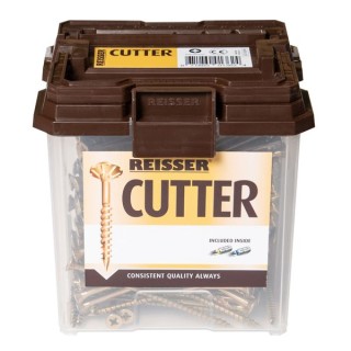 Reisser 5 x 70mm Countersunk Pozi Cutter Yellow Wood Screws Qty 452