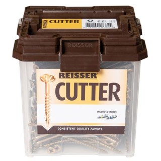 Reisser 4 x 30m Countersunk Pozi Cutter Yellow Wood Screw Qty 1500