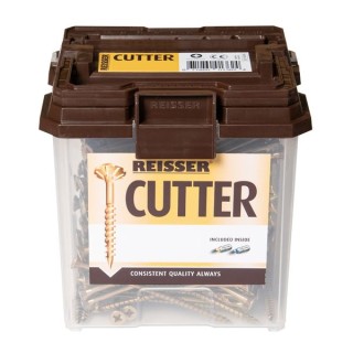 Reisser 4 x 70mm Countersunk Pozi Cutter Yellow Wood Screws Qty 652