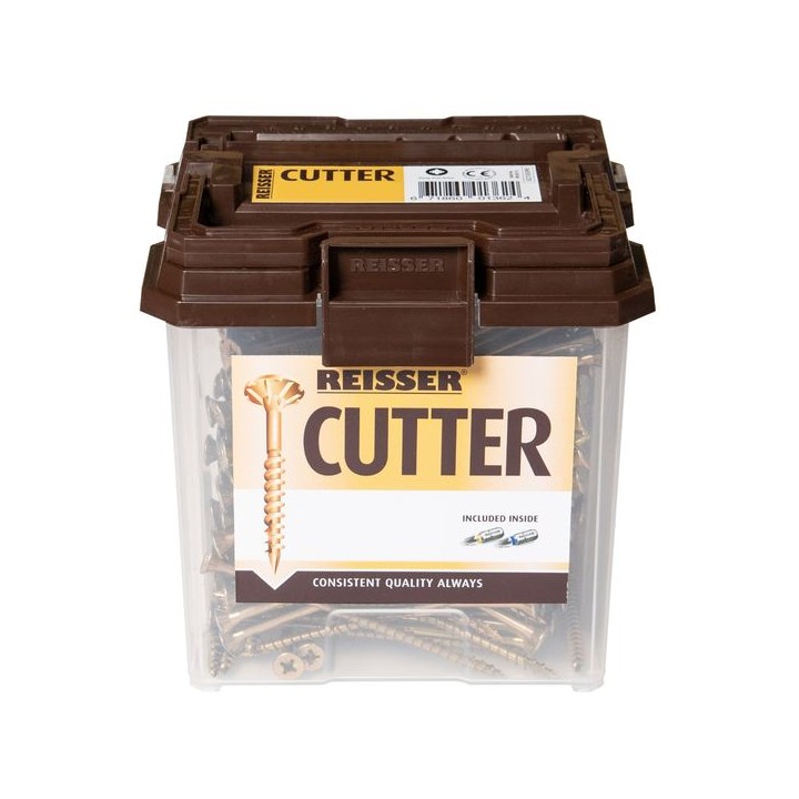 Reisser 4 x 70mm Countersunk Pozi Cutter Yellow Wood Screws Qty 652