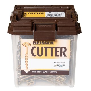 Reisser 5 x 50mm Countersunk Pozi Cutter Yellow Wood Screws Qty 602