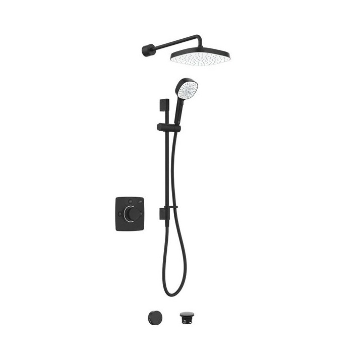 Mira Evoco Triple Outlet Matt Black 1.1967.010