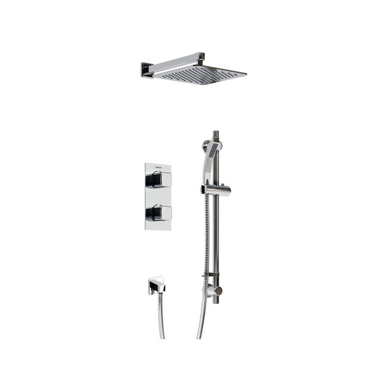 Bristan COBALT SHWR PK Complete Cobalt Recessed Dual Control Shower Pack