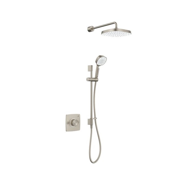 Mira Evoco Dual Shower Brushed Nickel 1.1967.004
