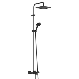 Hansgrohe Vernis Shape Showerpipe 240 1jet with bath thermostat Matt Black 26900670