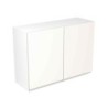 Flatpack Wall Unit J-pull Super Gloss White 1000mm - FKKJ0015