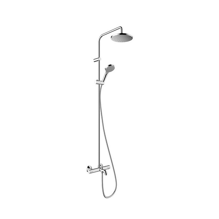 Hansgrohe Vernis Blend Showerpipe 200 1jet with Bath Thermostat Chrome 26274000