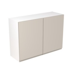 Flatpack Wall Unit J-pull Super Gloss Light Grey 1000mm - FKKJ0215