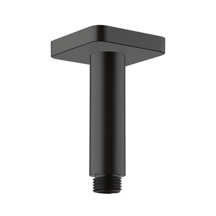 Hansgrohe Vernis Shape Ceiling connector 10cm Matt Black 26406670