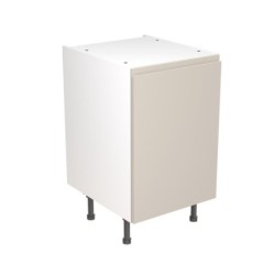 Flatpack Base Unit J-pull Super Gloss Light Grey 500mm - FKKJ0203