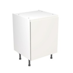 Flatpack Base Unit J-pull Super Gloss White 600mm - FKKJ0004