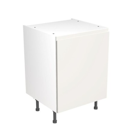 Flatpack Base Unit J-pull Super Gloss White 600mm - FKKJ0004