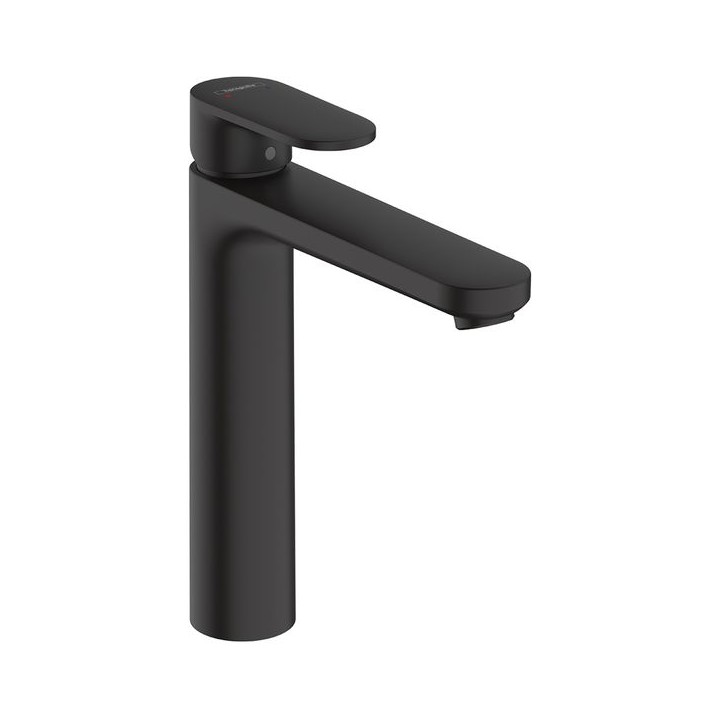 Hansgrohe Vernis Blend Single lever basin mixer 100 with pop-up waste set - Matt Black - 71551670