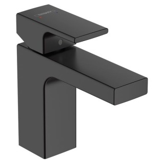 Hansgrohe Vernis Shape Single lever basin mixer 100 without waste set - Matt Black - 71569670