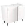 Flatpack Corner Base Unit Super Gloss White Slab 1000mm - FKKF0009