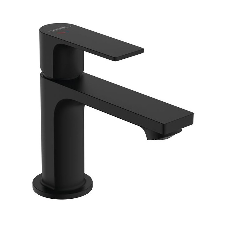 Hansgrohe Rebris E Single lever basin mixer 80 CoolStart without waste set - Matt Black - 72554670
