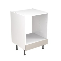 Flatpack Built Under Oven Housing Unit Shaker Ultra Matt Light Grey 600mm - FKKH0705