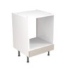 Flatpack Built Under Oven Housing Unit Shaker Ultra Matt Light Grey 600mm - FKKH0705