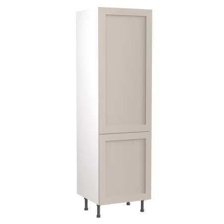 Flatpack 70 30 Fridge Freezer Tower Shaker Ultra Matt Light Grey 600mm - FKKH0722