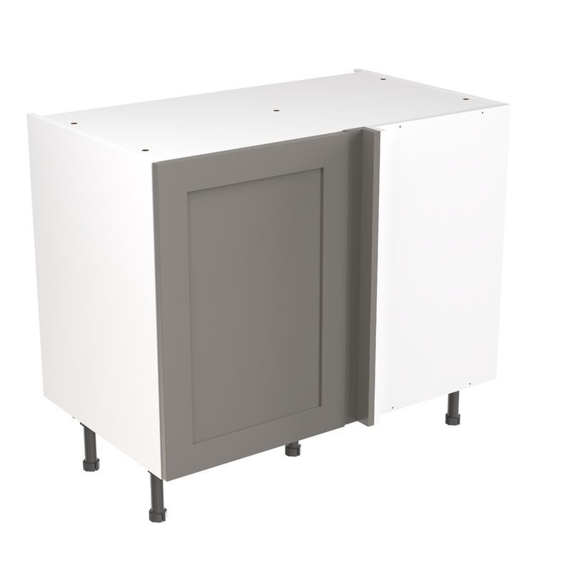 Flatpack Corner Base Unit Shaker Ultra Matt Dust Grey 1000mm - FKKH0809