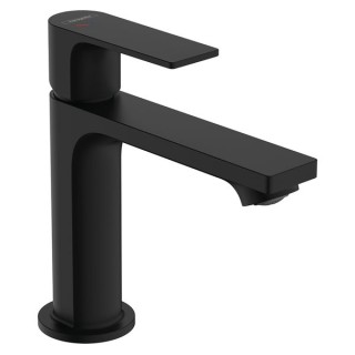 Hansgrohe Rebris E Single lever basin mixer 110 CoolStart with metal pop-up waste set - Matt Black - 72551670