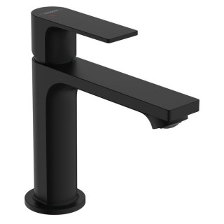 Hansgrohe Rebris E Single lever basin mixer 110 CoolStart EcoSmart+ with pop-up waste set - Matt Black - 72589670