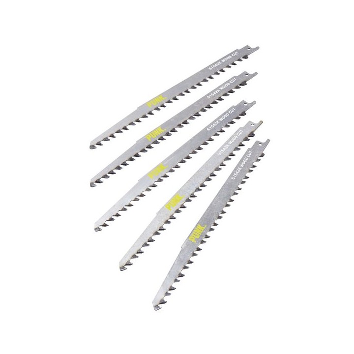 Punk Wood Cutting Reciprocating Saw Blade Pack 5 S1542K
