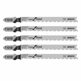 Bosch T101B Wood Jigsaw Blades 5 Pack