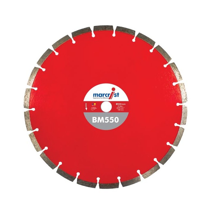 Marcrist BM550 Diamond Blade 300mm x 20mm 1105.0300.20
