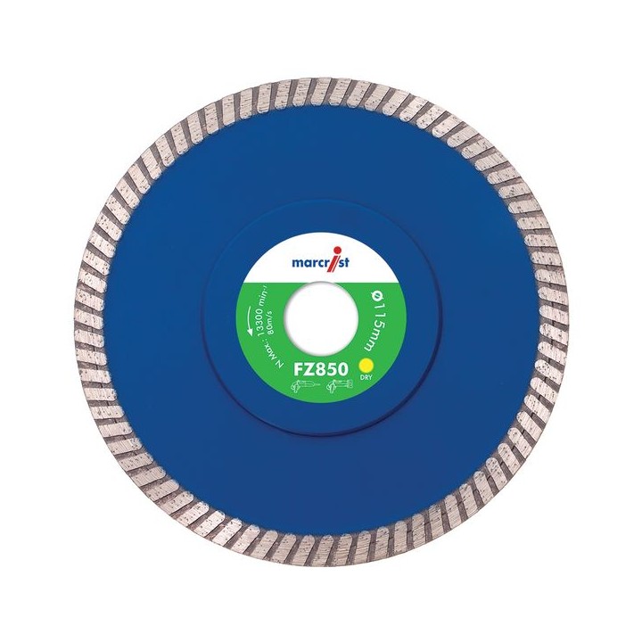 Marcrist FZ850 115 x 22.23mm Porcelain Tile Diamond Blade