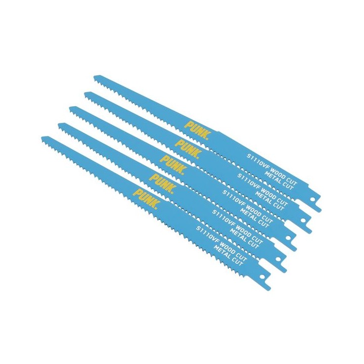 Punk 225mm Nail Embedded RECIP. Blade 5 Pack S1110VF Q