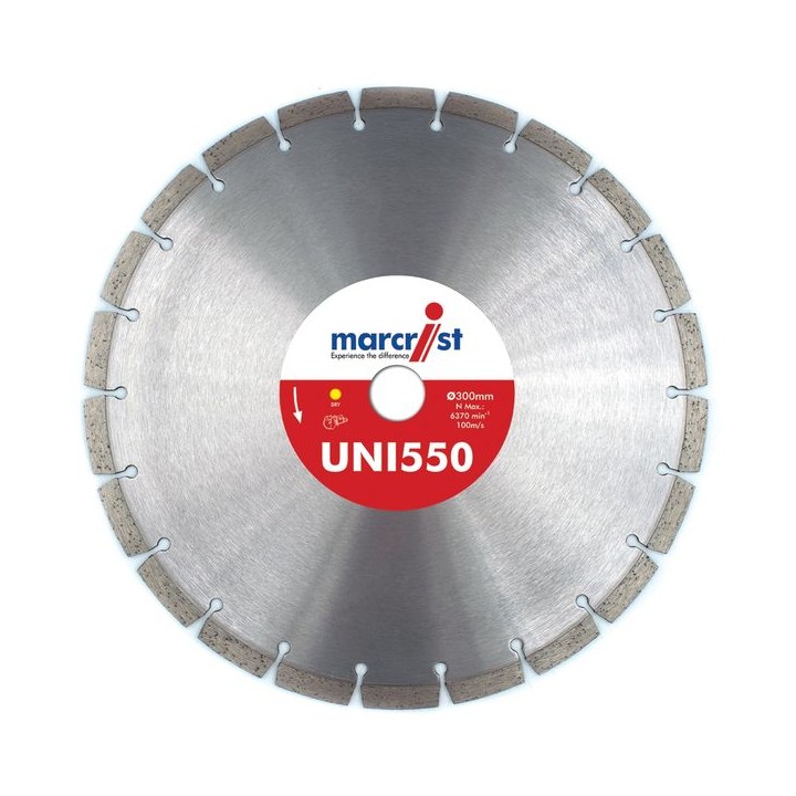 Marcrist Pro Trade UNI550 Universal Diamond Blade 300mm