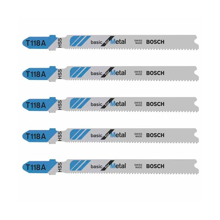 Bosch T118A Metal Blades 5 Pack 2608631013