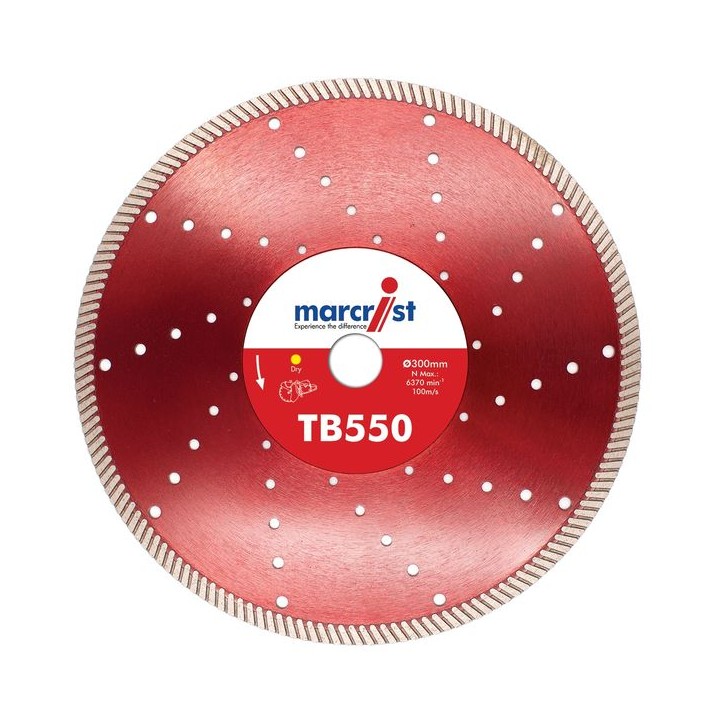 Marcrist TB550 300 x 20.0mm Universal Turbo Diamond Blade