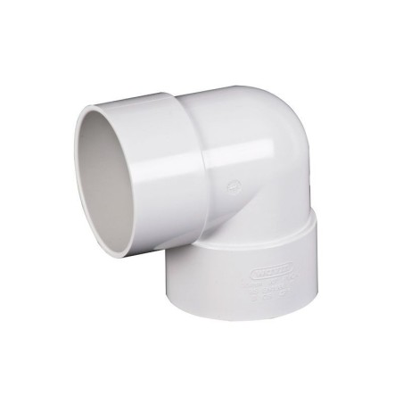 Osma Waste 90¡ solvent weld knuckle bend white 40mm