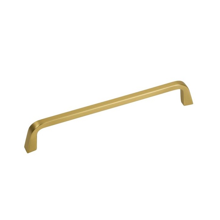 Slim U Pull Handle Brushed Gold 160mm Centre