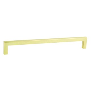 U Pull Handle Brushed Brass 192mm Centre