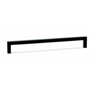 Square D Handle Matt Black 128mm Centre