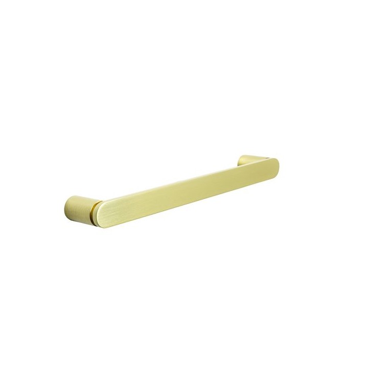 D Handle Oulent Brushed Brass Finish