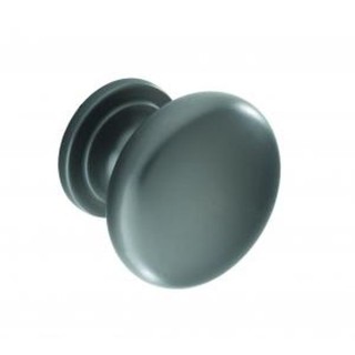 Knob Satin Black Single Pin